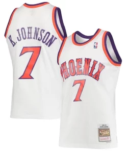 Kevin Splendide Johnson Phoenix Suns 1988/89 Hardwood Classics Swingman Jersey White