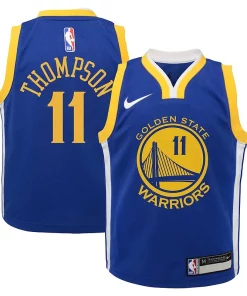 Klay Thompson Golden State Warriors Nike Preschool Dri FIT Swingman Player Jersey Premium Icon Edition Royal