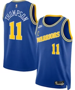 Klay Thompson Golden State Warriors Nike Swingman Jersey Classic Edition Blue Charming