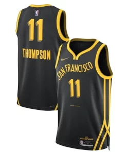 Klay Thompson Sophistiqué Golden State Warriors Nike Unisex 2023/24 Swingman Jersey Black City Edition