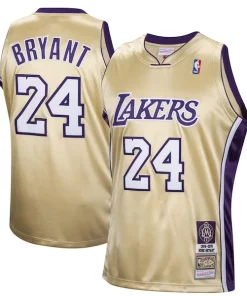 Kobe Bryant Los Exceptionnel Angeles Lakers Hall of Fame Class of 2020 #24 Authentic Hardwood Classics Jersey Gold