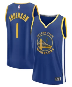 Kyle Anderson Golden State Warriors Youth Fast Prime Break Replica Player Jersey Icon Edition Royal