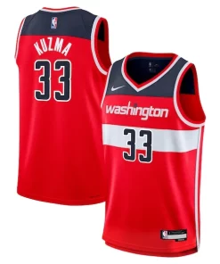 Kyle Dashing Kuzma Washington Wizards Nike Youth Swingman Jersey Icon Edition Red