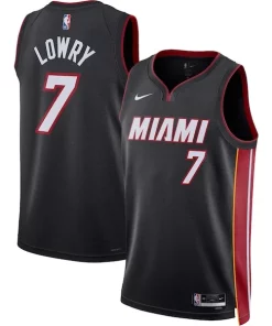 Kyle Lowry Miami Heat Nike Unisex Swingman Jersey Icon Edition Black Incontournable