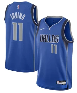Kyrie Irving Dallas Mavericks Exclusif Nike Youth Swingman Jersey Icon Edition Blue
