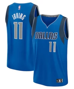 Kyrie Irving Dallas Mavericks Fast Distingué Break Replica Player Jersey Icon Edition Blue