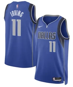 Kyrie Irving Dallas Mavericks Nike Unisex Luxueux Swingman Jersey Icon Edition Blue