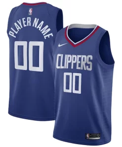 LA Clippers Nike 2020/21 Swingman Custom Jersey Icon Edition Éclatant Royal