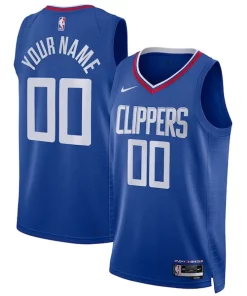 LA Clippers Nike Unisex Authentique Swingman Custom Jersey Royal Icon Edition