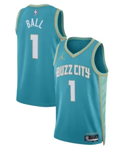 LaMelo Ball Charlotte Hornets Jordan Brand Unisex Tendance 2023/24 Swingman Jersey Teal City Edition