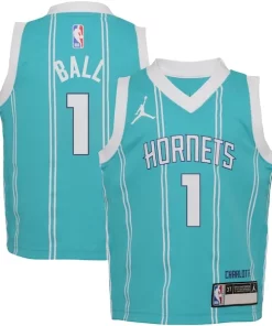 LaMelo Ball Charlotte Hornets Jordan Incontournable Brand Toddler Swingman Player Jersey Icon Edition Teal