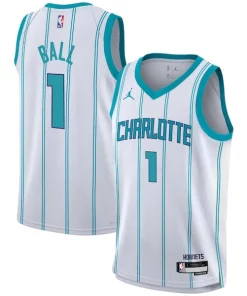 LaMelo Ball Charlotte Hornets Notable Nike Youth Swingman Jersey Association Edition White