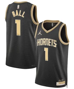 LaMelo Ball Charlotte Hornets Personalisable Jordan Brand Unisex Select Series Swingman JerseyBlack