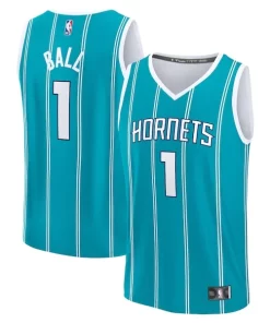 LaMelo Ball Charming Charlotte Hornets Fast Break Replica Player Jersey Icon Edition Teal