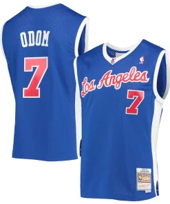 Lamar Odom LA Clippers 2001/02 Hardwood Classics Exclusif Swingman Jersey Royal