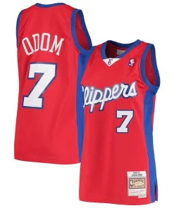 Lamar Odom LA Moderne Clippers 2000/01 Hardwood Classics Swingman Jersey Red