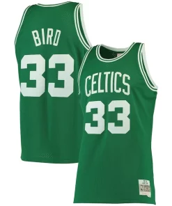 Larry Bird Boston Celtics Authentique 1985/86 Big & Tall Hardwood Classics Swingman Jersey Kelly Green