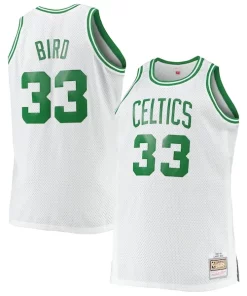 Larry Bird Boston Celtics Big & Tall 1985/86 Hardwood Refiné Classics Swingman Jersey White