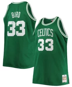 Larry Bird Boston Celtics Big & Tall 1985/86 NBA Éclatant 75th Anniversary Diamond Swingman Jersey Kelly Green