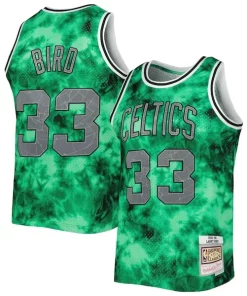 Larry Bird Uniques Boston Celtics 1985/86 Galaxy Swingman Jersey Kelly Green