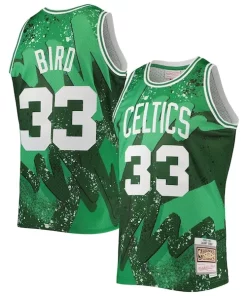 Larry Charming Bird Boston Celtics Hardwood Classics 1985/86 Hyper Hoops Swingman Jersey Kelly Green