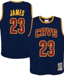 LeBron James Cleveland Cavaliers Youth Élégant 2008/09 Hardwood Classics Swingman Jersey Navy