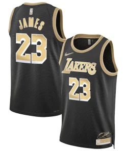 LeBron James Gracieux Los Angeles Lakers Nike Unisex Select Series Swingman JerseyBlack