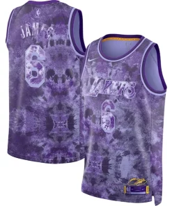 LeBron James Los Angeles Lakers Confortable Nike Unisex Select Series Swingman Jersey Purple