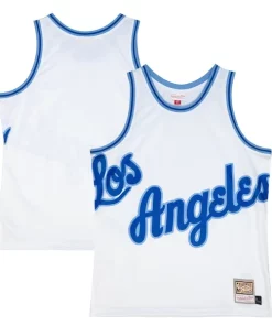Los Angeles Lakers Hardwood Classics Blown Out Fashion Jersey White Sophistiqué