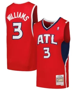 Lou Williams Atlanta Hawks 2001/02 Hardwood Classics Swingman Jersey Red Sophistiqué
