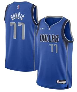 Luka Dončić Dallas Mavericks Nike Youth Notable Swingman Jersey Icon Edition Blue