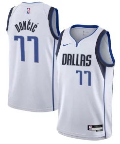 Luka Dončić Dallas Mavericks Nike Youth Swingman Exclusif Jersey Association Edition White