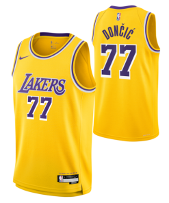 Luka Dončić Los Incontournable Angeles Lakers Nike Unisex Swingman Jersey Icon Edition Gold