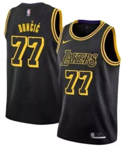 Luka Dončić Premium Los Angeles Lakers Nike Mamba Edition Jersey Black