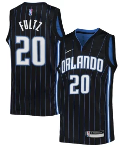 Markelle Fultz Exceptionnel Orlando Magic Nike Youth 2021/22 Diamond Swingman Jersey Icon Edition Black