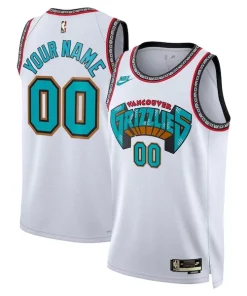 Memphis Grizzlies Nike Unisex Adult Swingman Custom Jersey Haut de gamme Classic Edition White