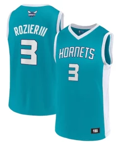 Men's Admirable Terry Rozier Teal Charlotte Hornets Player Jersey