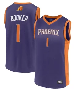 Men's Devin Booker Purple Phoenix Suns Sophistiqué Player Jersey