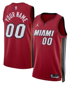 Miami Heat Jordan Brand Unisex 2022/23 Swingman Custom Jersey Stylish Statement Edition Red