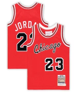 Michael Jordan Chicago Bulls Charming Toddler Hardwood Classics 1984/85 Authentic Swingman Jersey Red