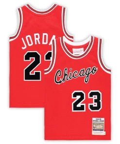 Michael Jordan Chicago Bulls Preschool Hardwood Classics Stylish 1984/85 Authentic Swingman Jersey Red