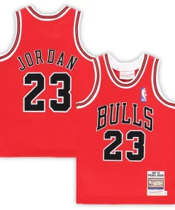 Michael Jordan Chicago Bulls Toddler 1997/98 Hardwood Classics Sophistiqué Authentic Jersey Red/Black/White