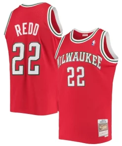 Michael Redd Milwaukee Incontournable Bucks 2001/02 Hardwood Classics Swingman Jersey Red