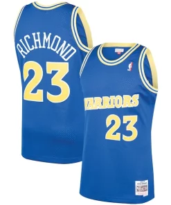 Mitch Richmond Golden State Warriors 1990/91 Hardwood Classics Swingman Jersey Authentique Royal