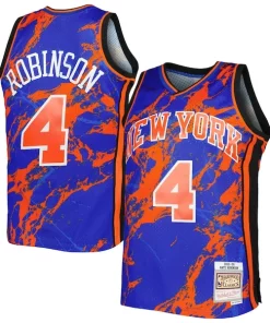 Nate Robinson New York Knicks Exquisite 2005/06 Hardwood Classics Marble Swingman Jersey Blue