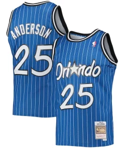 Nick Anderson Orlando Magic 1994/95 Hardwood Classics Swingman Jersey Blue Gracieux