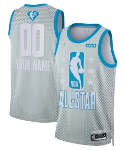 Nike 2022 NBA All Star Game Magnifique Swingman Custom Jersey Gray
