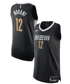 Nike Ja Morant Memphis Grizzlies Notable Authentic Jersey City Edition Black