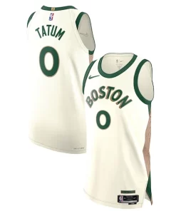 Nike Jayson Tatum Stylish Boston Celtics Authentic Jersey City Edition White