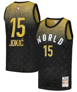 Nikola Jokic 2016 NBA Rising Stars Challenge Hardwood Classics Swingman Authentique Jersey Black